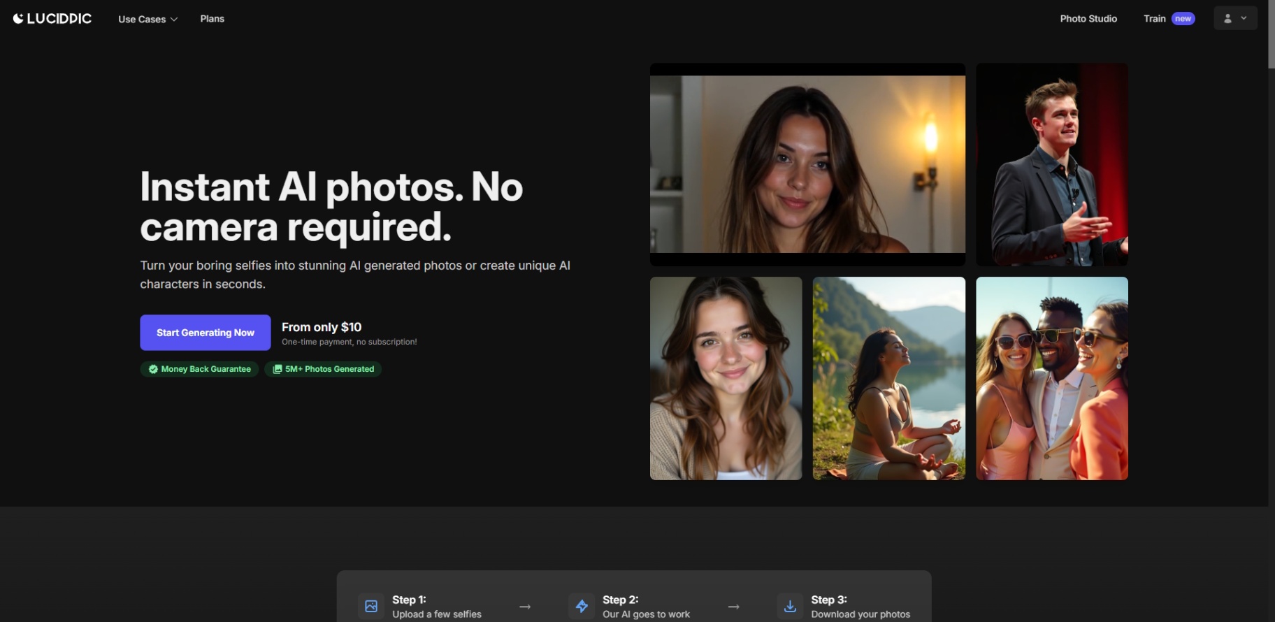 Lucidpic screenshot and logo